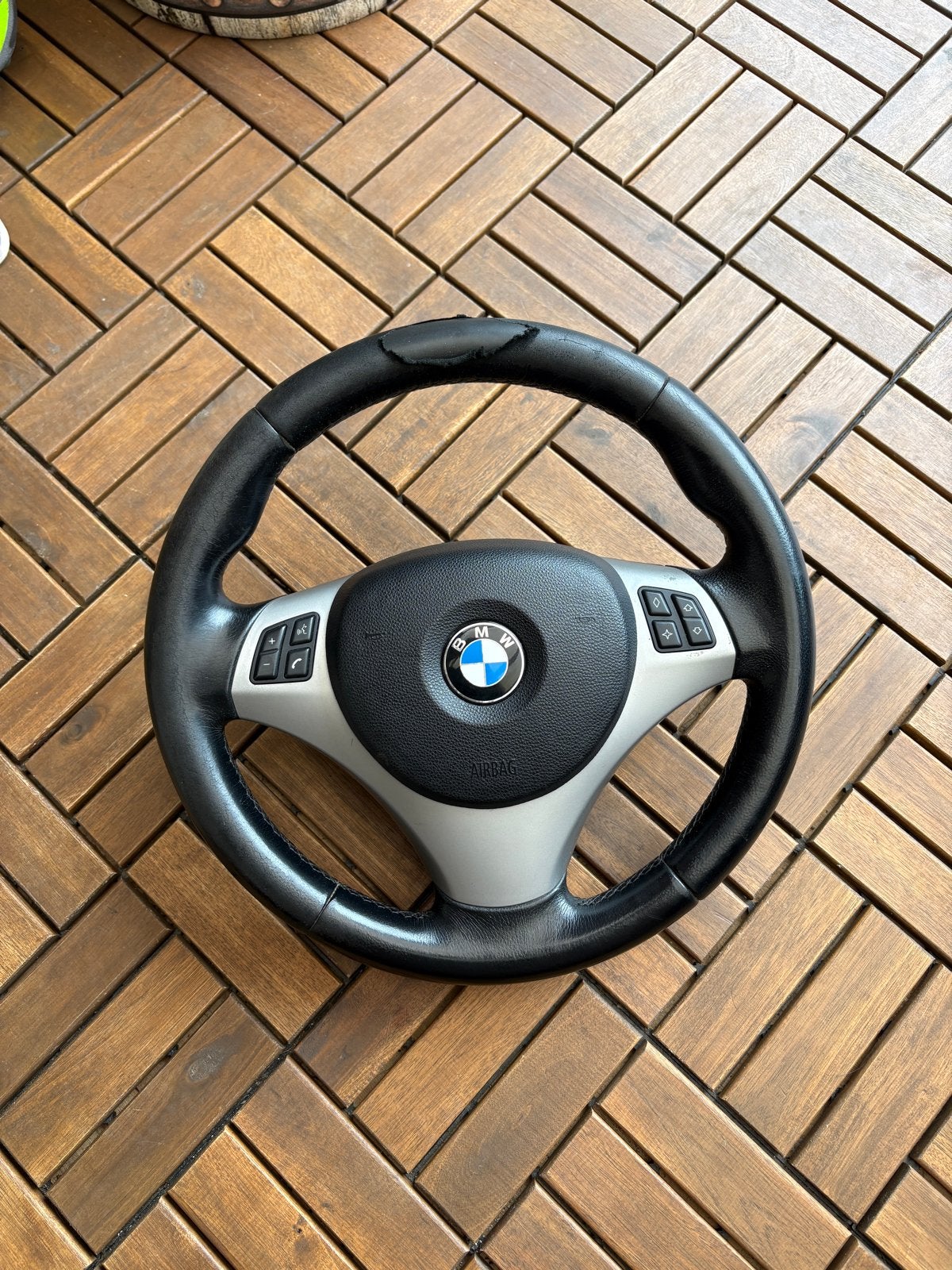 BMW E90 Stuur met Airbag - 318d LCI (2011) - Beschadigd, Ophalen of Verzenden, Gebruikt, BMW