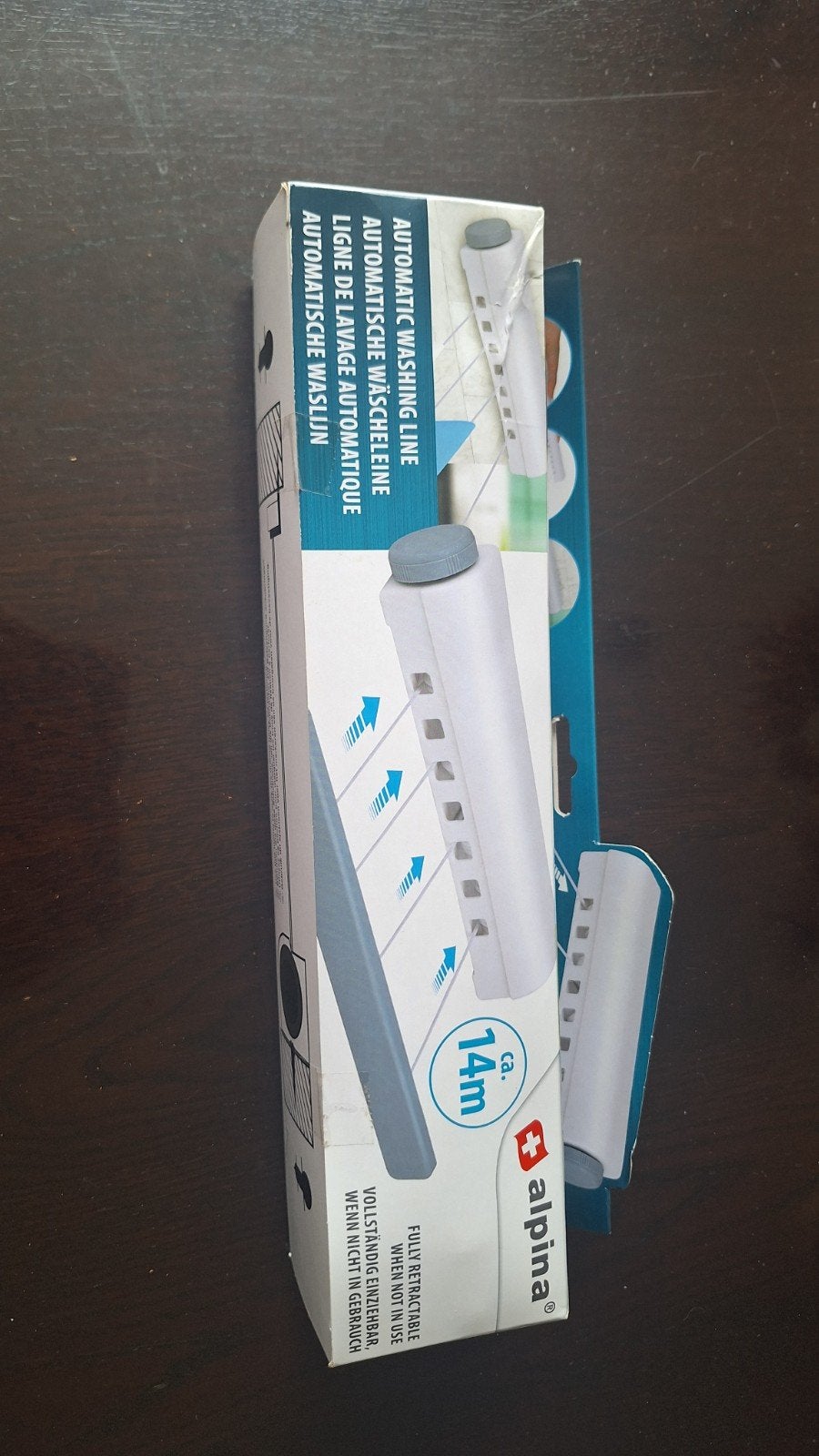 Nieuwe Automatische Waslijn - 14m uittrekbaar, Ophalen, Nieuw