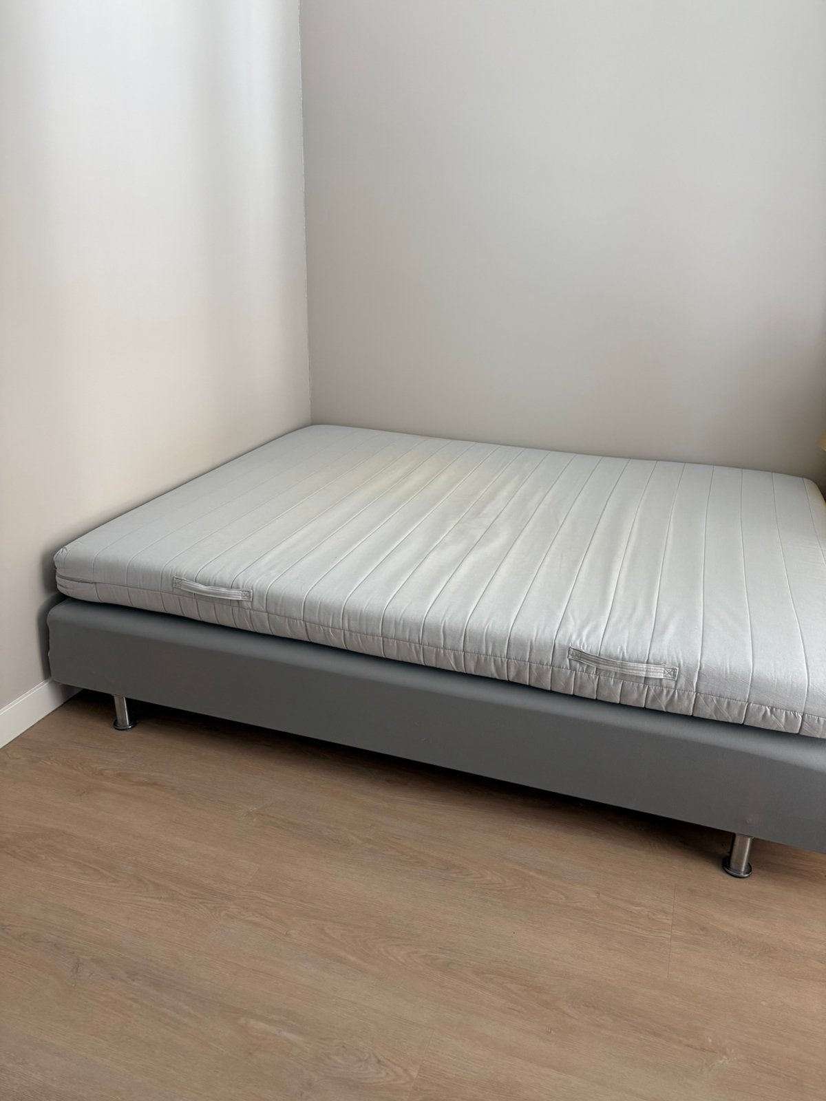 Boxspring ikea 160, Ophalen, Gebruikt, Tweepersoons, 200 cm