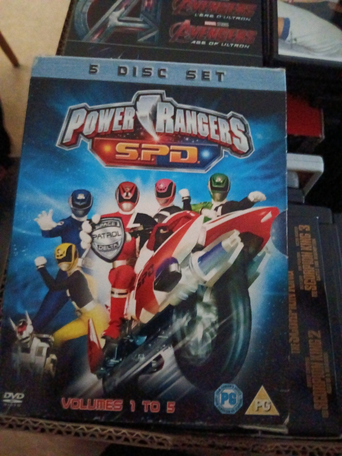Power Rangers SPD - Volumes 1 t/m 5 (5 Disc Set), Gebruikt, Tv-serie, Ophalen of Verzenden, Vanaf 6 jaar