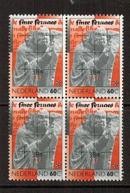 1304 Sint Servaas (blok van 4) 1984 Postfris, Verzenden, Na 1940, Postfris
