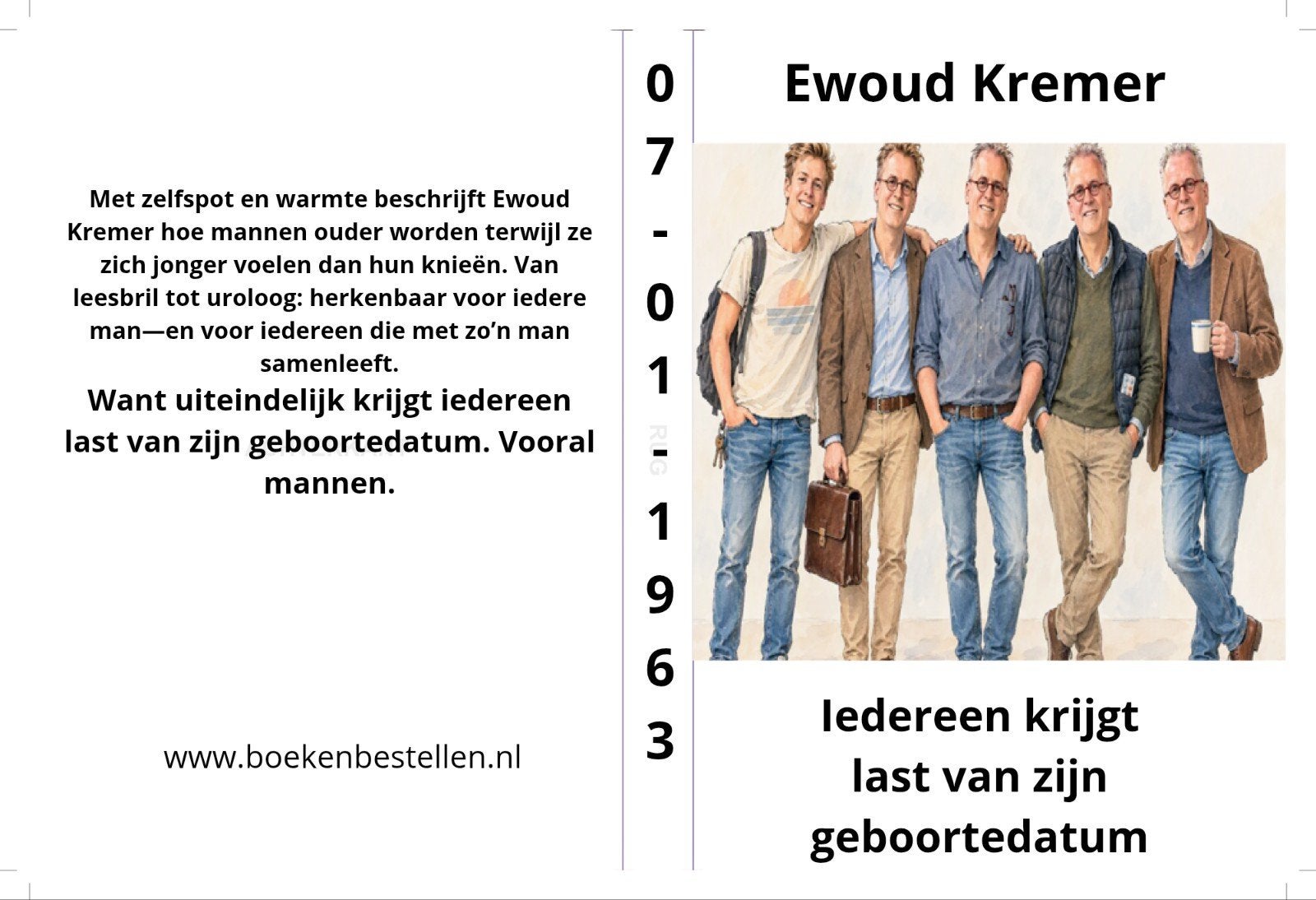 Iedereen krijgt last van zijn geboortedatum - Ewoud Kremer, Ophalen of Verzenden, Nieuw, Ewoud Kremer, Nederland