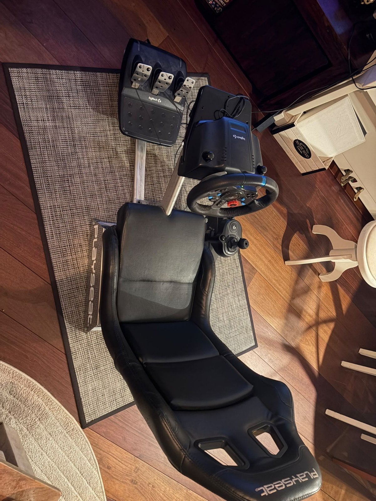 Playseat evolution Logitech G29 racestuur pedal shifter, Ophalen, Racestoel, Gebruikt, PlayStation