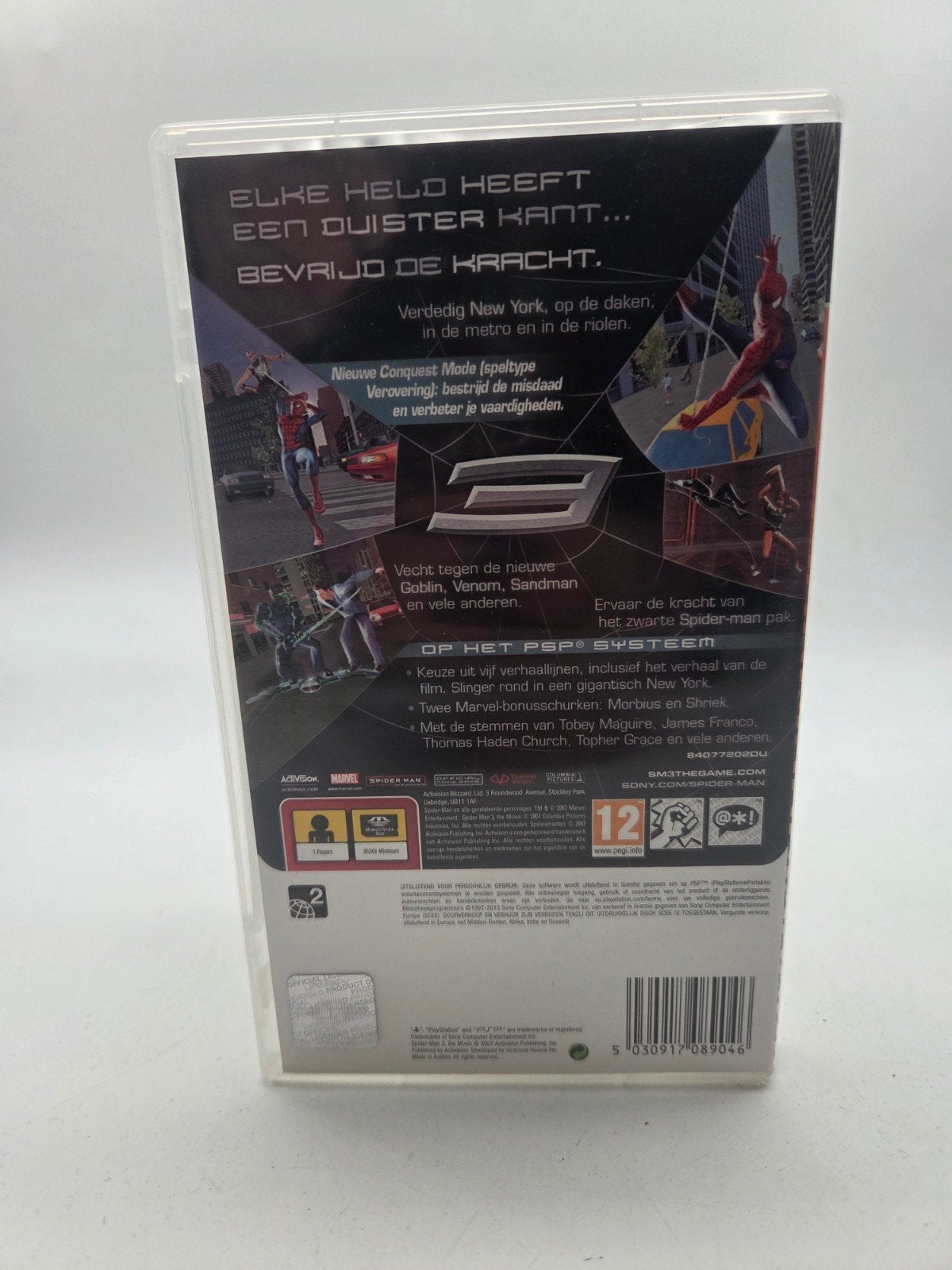 Spider-Man 3 PSP Essentials - Actie Avontuur Game, Avontuur en Actie, Activision, 1 speler, Ophalen of Verzenden