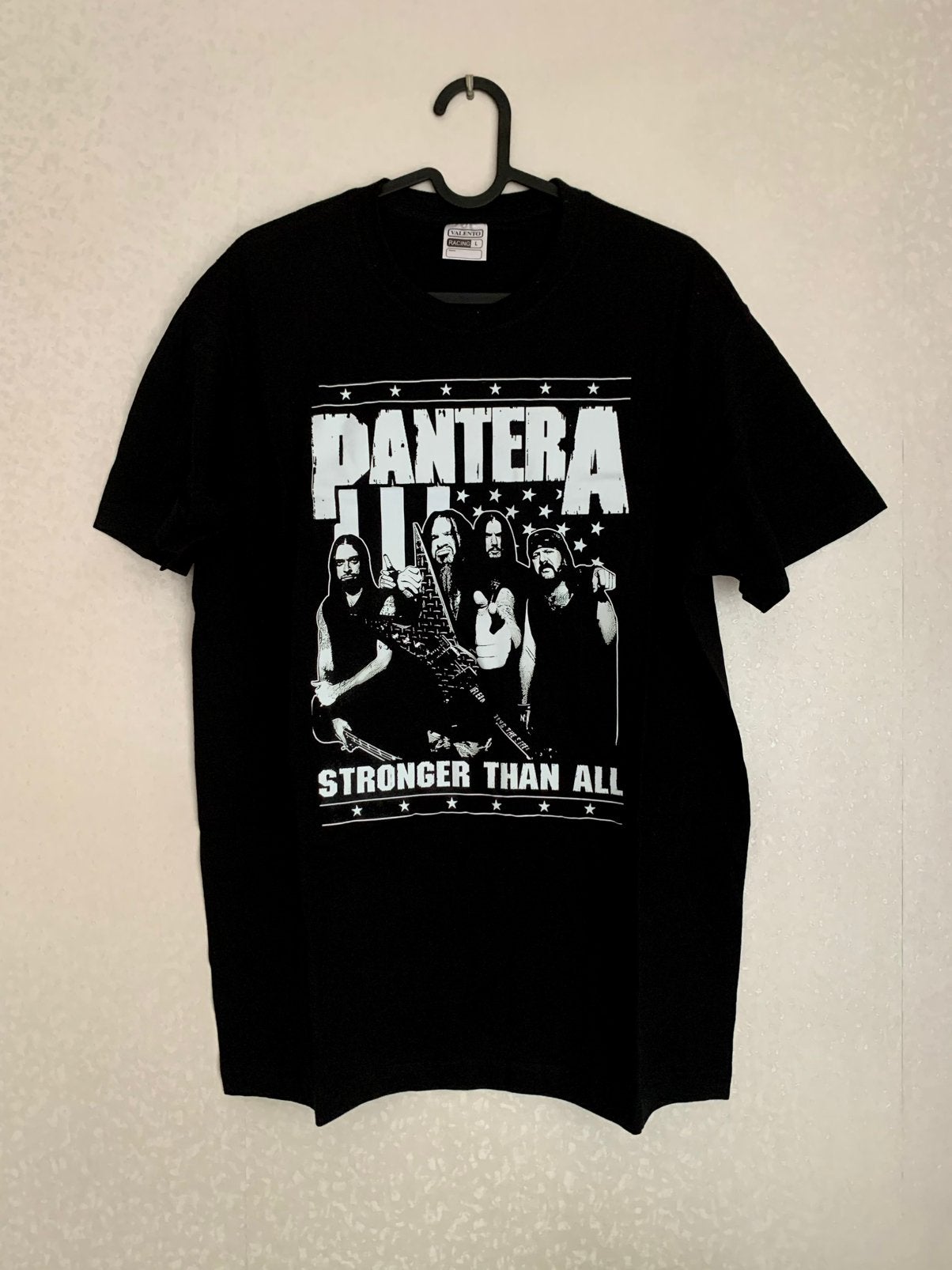 Pantera “Stronger Than All” t-shirt - L, Ophalen of Verzenden, Zo goed als nieuw, Maat 52/54 (L), Zwart