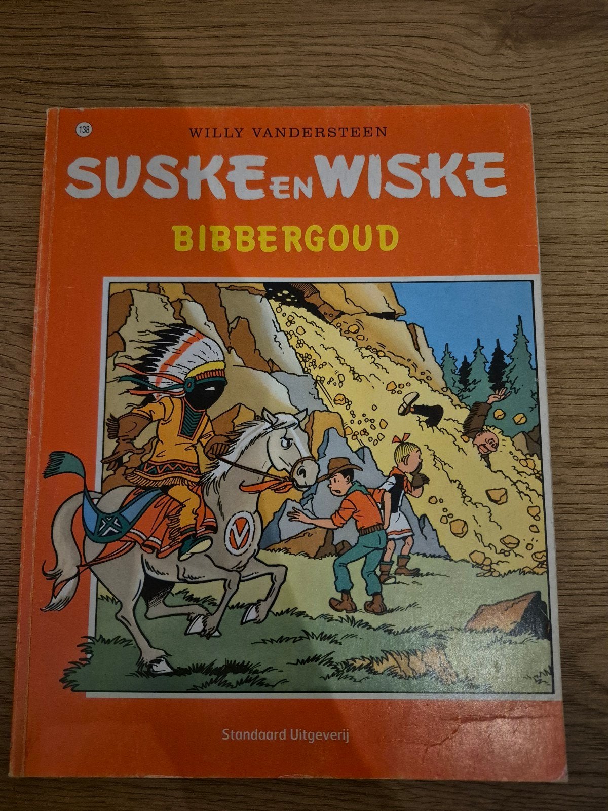 Suske en Wiske - Bibbergoud (nr. 138), Boeken, Stripboeken, Eén stripboek, Ophalen of Verzenden, Gelezen, Willy Vandersteen