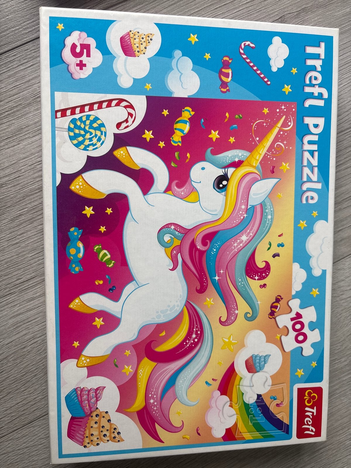 Trefl Eenhoorn Puzzel 100 Stukjes - Vanaf 5 Jaar, Ophalen, Zo goed als nieuw, 6 jaar of ouder
