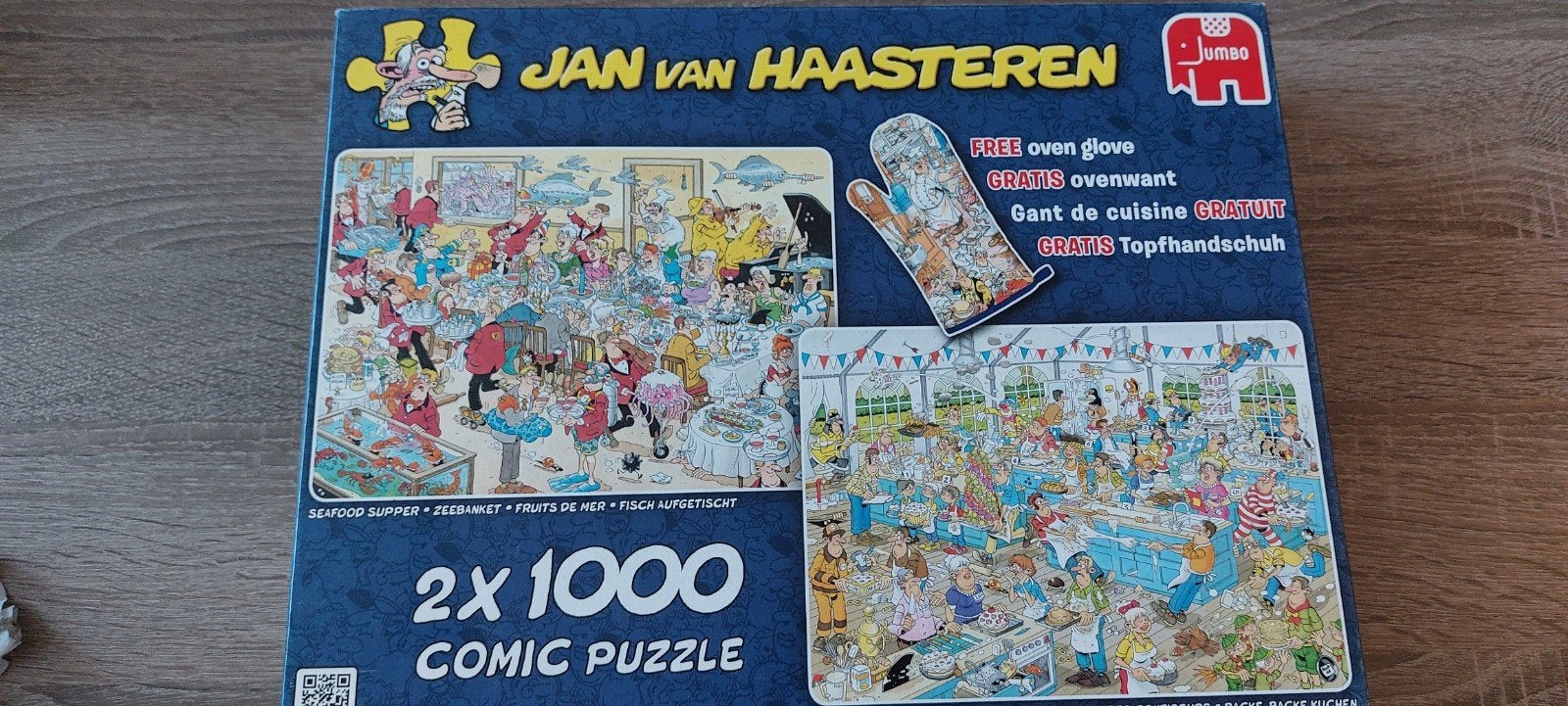 Jan van haasteren  2x 1000.  10 euro, Ophalen of Verzenden, 500 t/m 1500 stukjes, Zo goed als nieuw