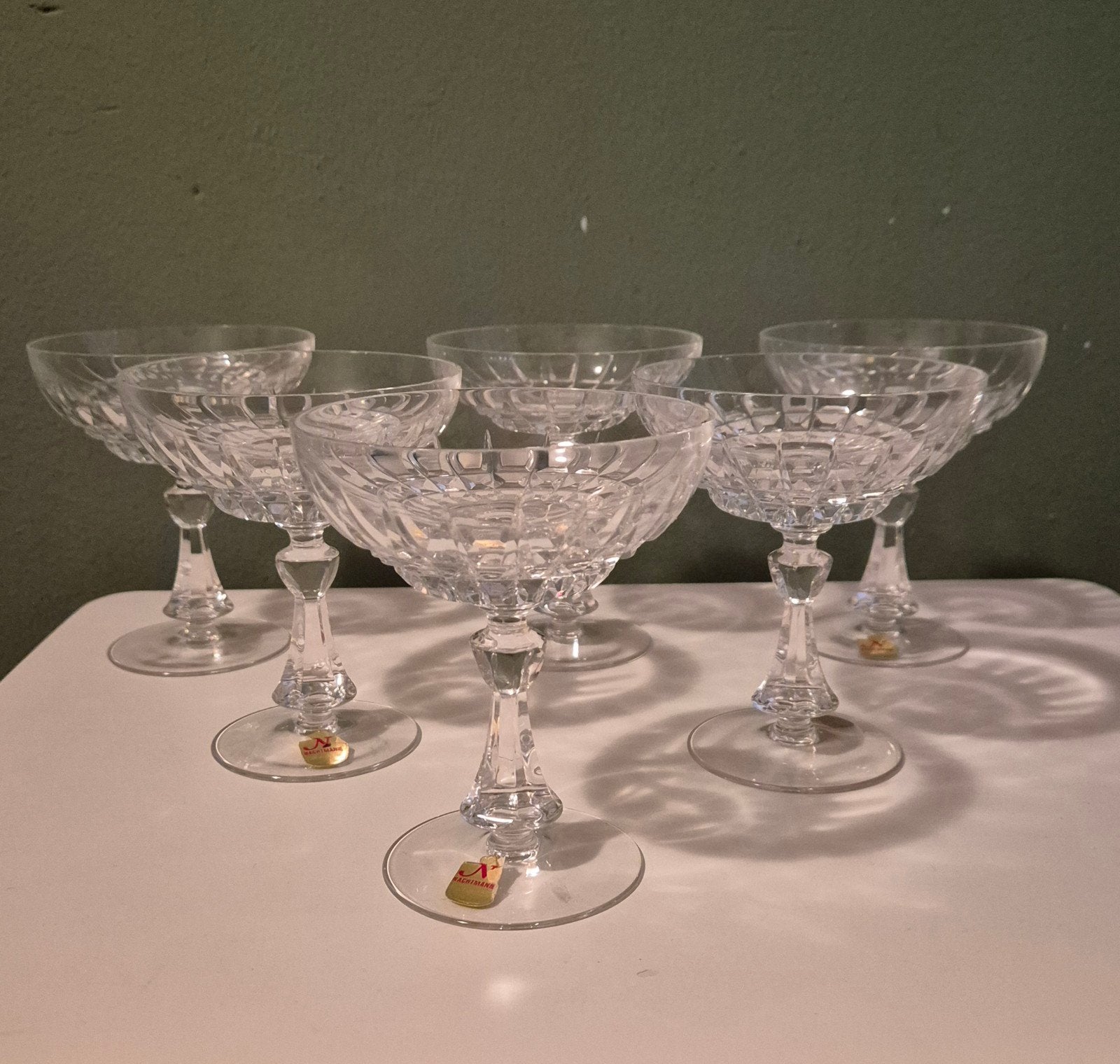 6 Nachtmann kristallen glazen nieuw, Antiek en Kunst, Antiek | Glas en Kristal, Ophalen of Verzenden