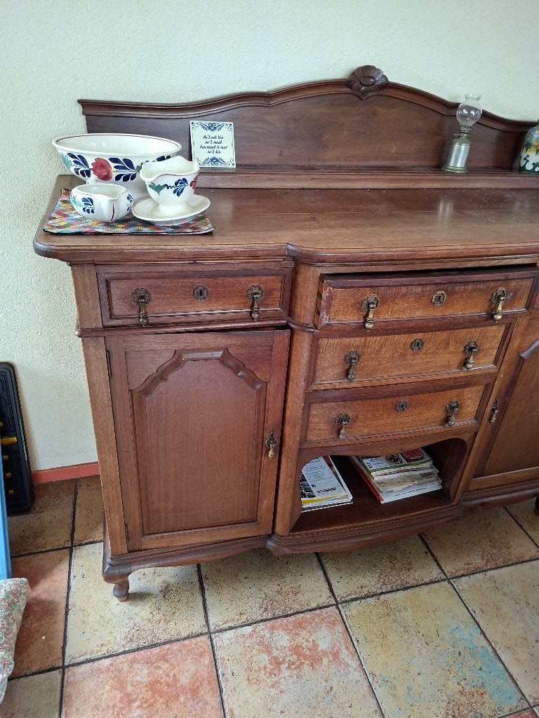 Dressoir, Huis en Inrichting, Ophalen, Gebruikt, 100 tot 150 cm, Teakhout