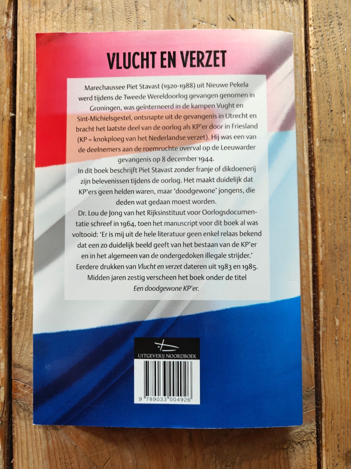 Vlucht en verzet, dagboek van een KP'ER., Ophalen of Verzenden, Overige