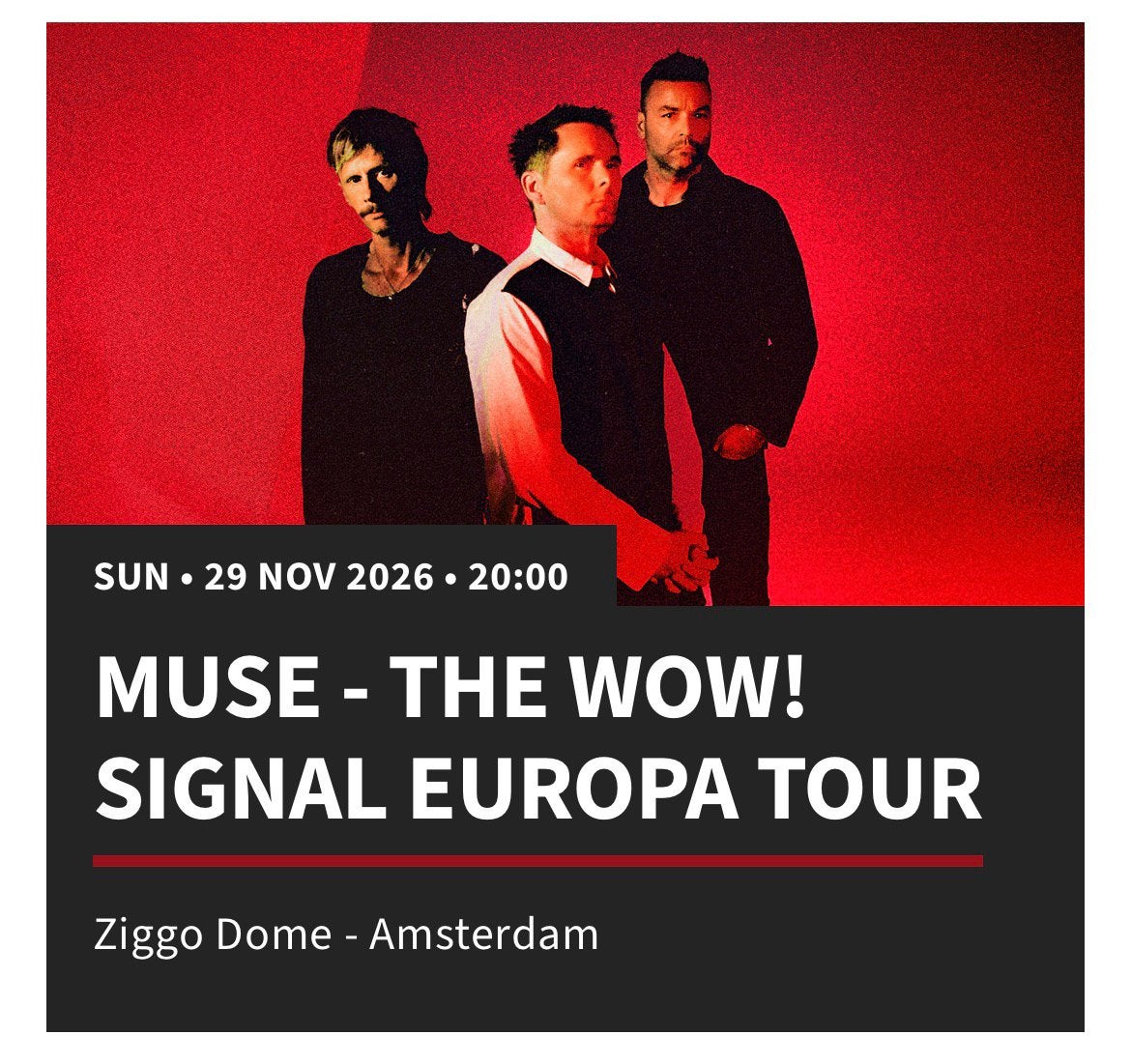 Muse 2x zitplaatsen, Twee personen, November