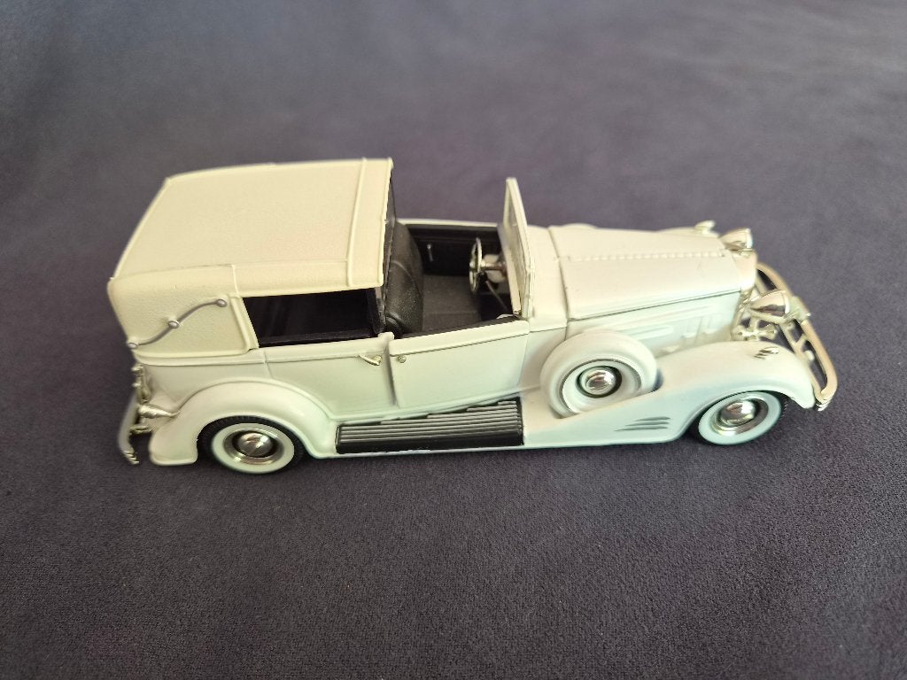 Anson diecast Cadillac 1933 Town Car – wit, Ophalen of Verzenden, Zo goed als nieuw, Auto