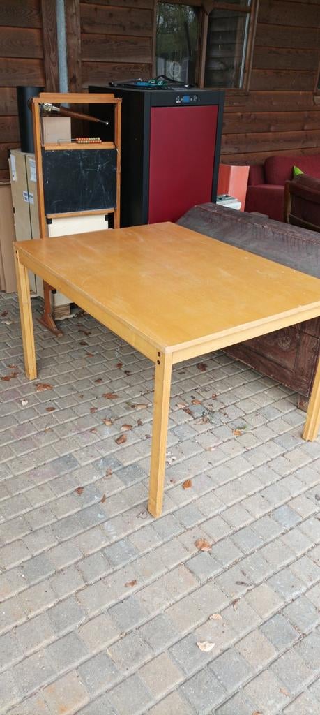 5 grenen  tafels voor clubgebouw of kantine, Ophalen, Gebruikt, 50 tot 100 cm, Vier personen