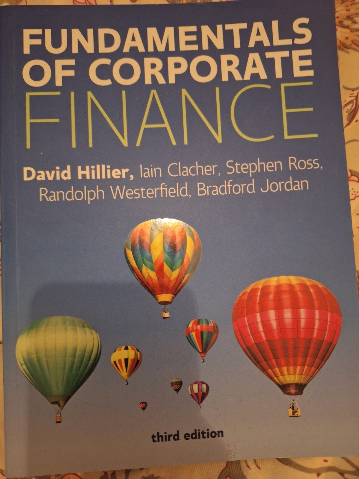 Fundamentals of Corporate Finance - 3e editie, David Hillier, Iain Clacher, Stephen Ross, Nieuw, Gamma, HBO