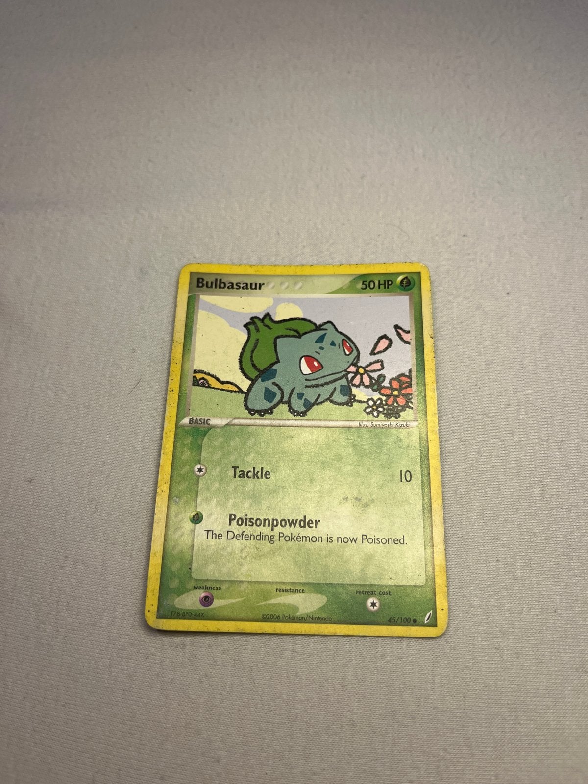 Bulbasaur Pokémon kaart 2006 - Goede staat, Ophalen of Verzenden, Gebruikt, Losse kaart