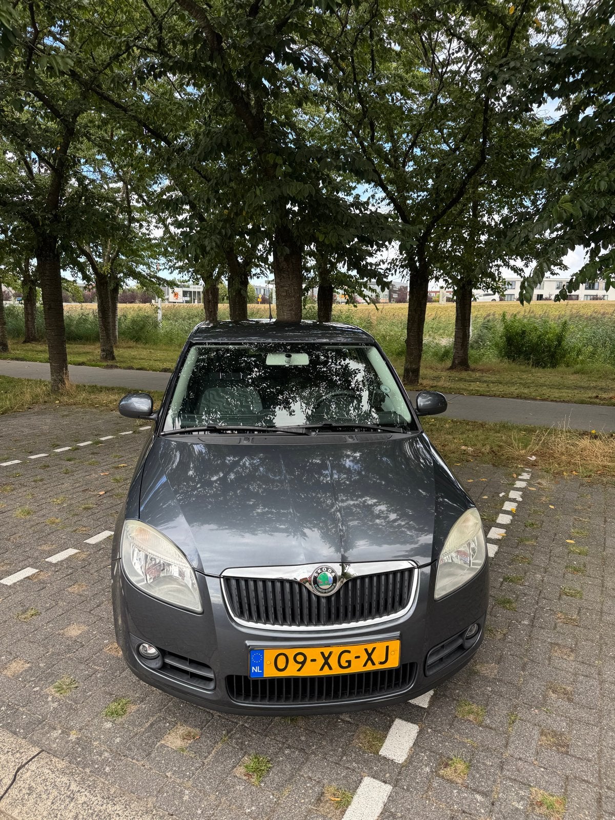 Skoda Fabia 1.4 16V 63KW 2007 Grijs, Auto's, Voorwielaandrijving, 15 km/l, 40 €/maand, 4 cilinders