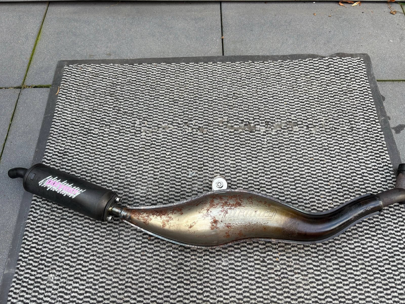 Vespa Piaggio Ciao Proma Lowboy uitlaat (Gilera Citta), Fietsen en Brommers, Ophalen, Gebruikt, Uitlaat