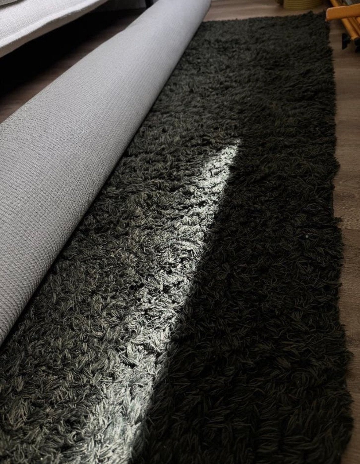 IKEA VINDEBÄK Vloerkleed - Donkergroen (160x230 cm), Ophalen, 150 tot 200 cm, 200 cm of meer, Zo goed als nieuw