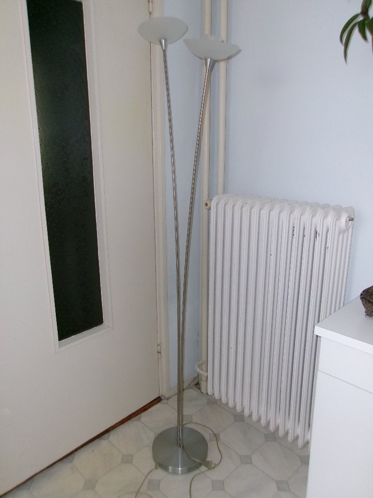 Vloerlamp, Ophalen, Gebruikt, Glas, 150 tot 200 cm