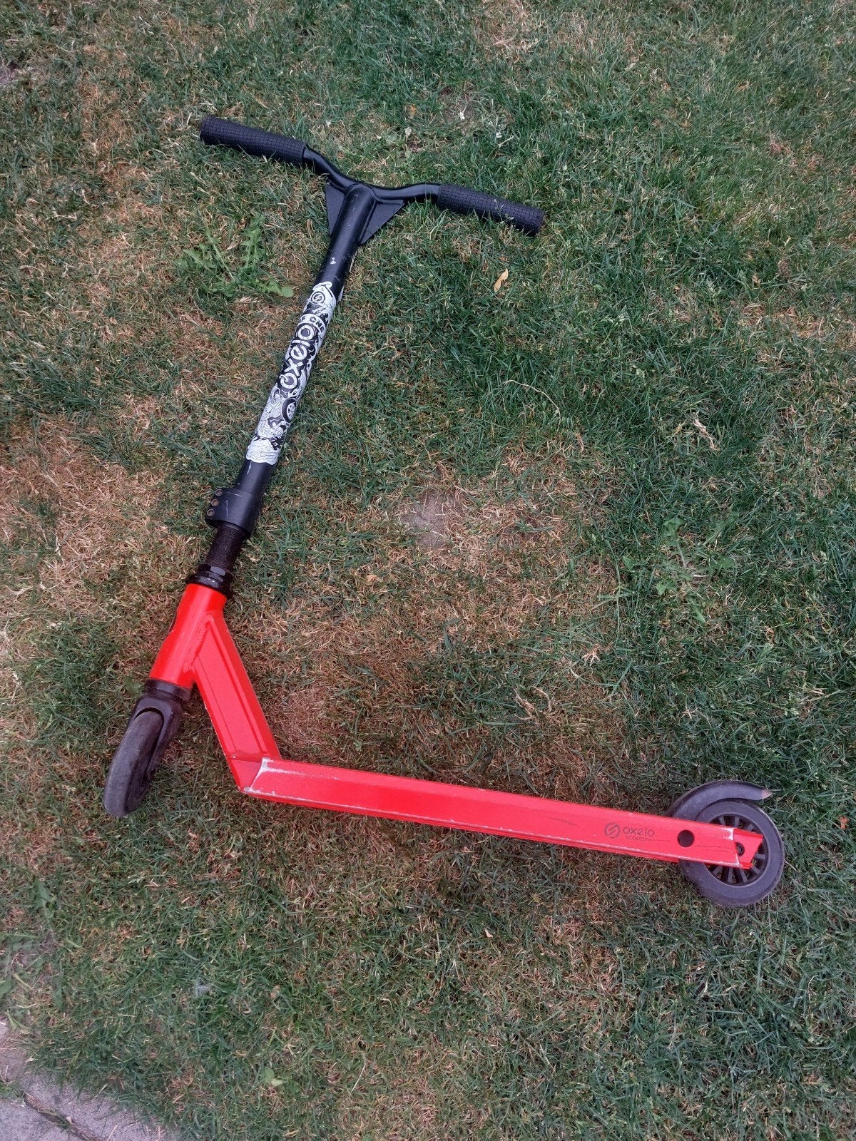 Rood stepje, merk exelo scooters., Ophalen, Gebruikt, Gewone step