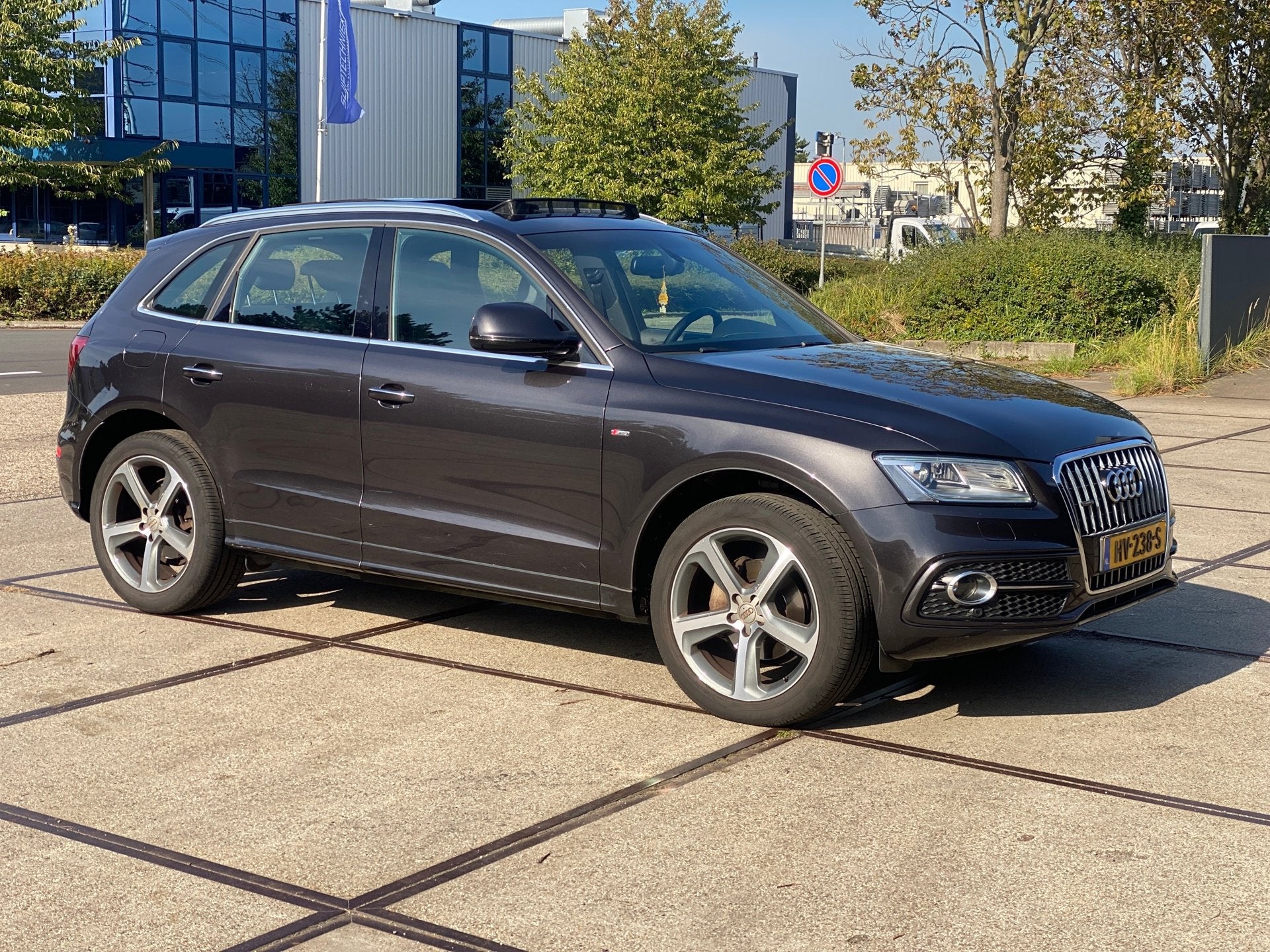Audi Q5 2.0 TFSI quattro Sport Edition 3X S-Line Pano Leer 2, Auto's, Dealer onderhouden, Gebruikt, Euro 6, 4 cilinders
