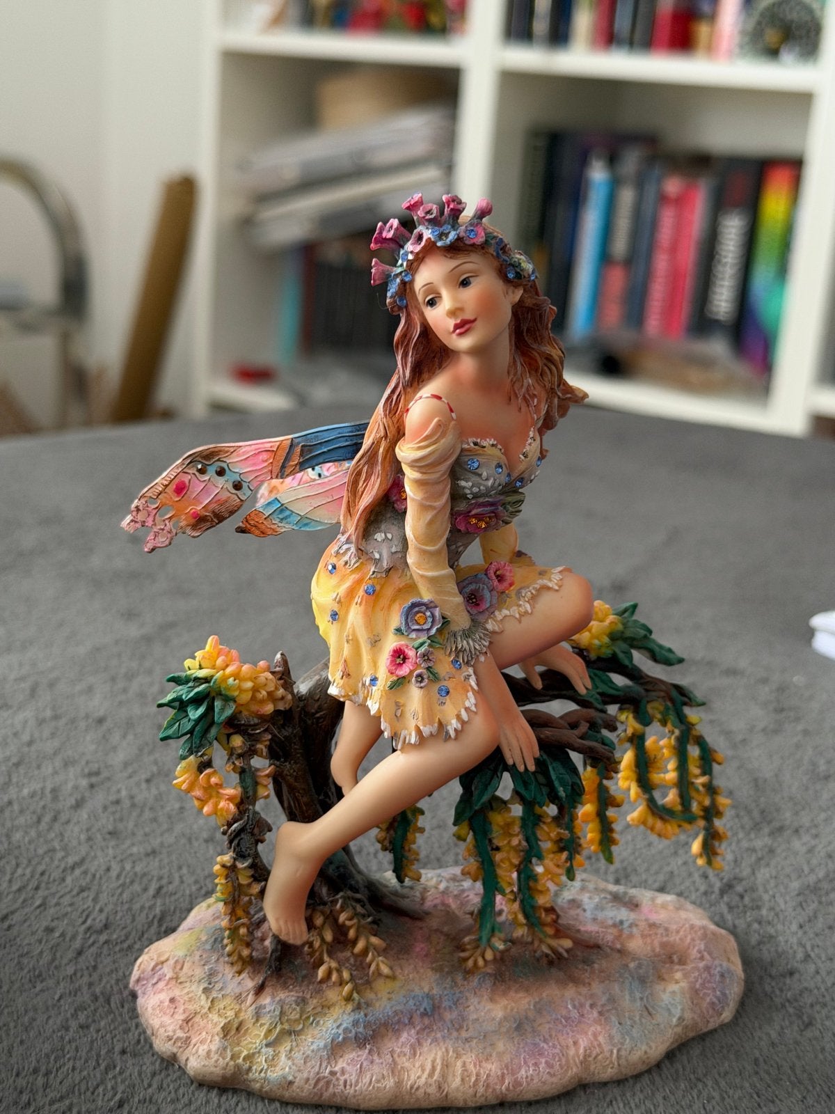 Cristine Haworth Laburnum Faerie - The Leonardo Collection, Verzamelen, Beelden en Beeldjes, Ophalen, Zo goed als nieuw, Fantasy