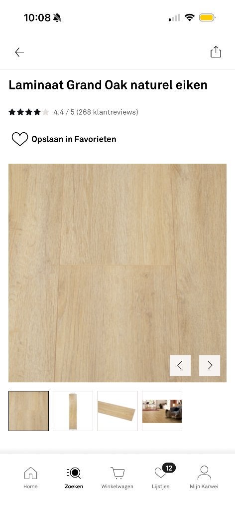 Laminaat, Ophalen, 50 tot 150 cm, Nieuw, 10 tot 30 cm