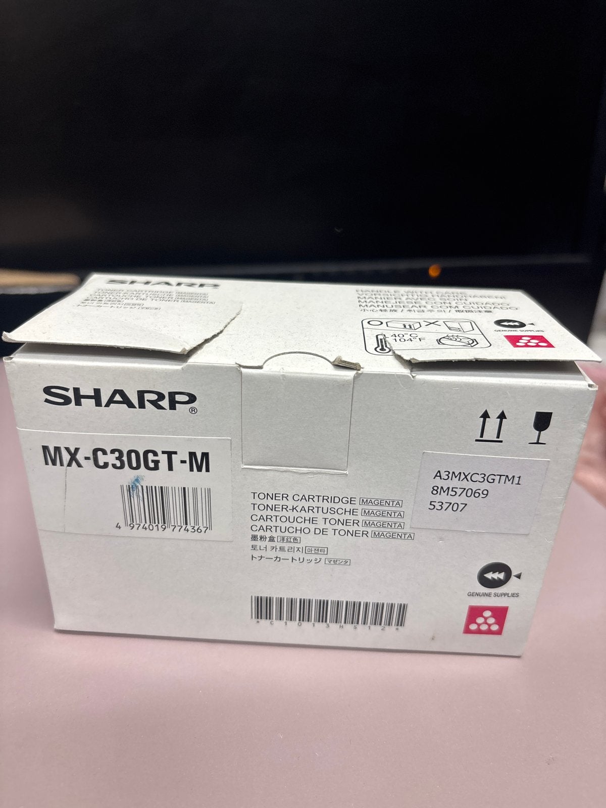 Sharp MX-C30GT-M Magenta Toner Cartridge, Ophalen of Verzenden, Nieuw, Toner