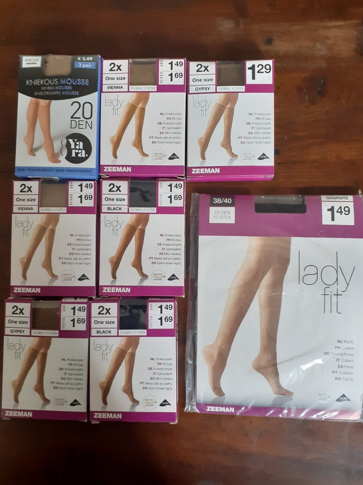 Panty en kniekousen, Ophalen of Verzenden, Zo goed als nieuw, Zwart, Panty