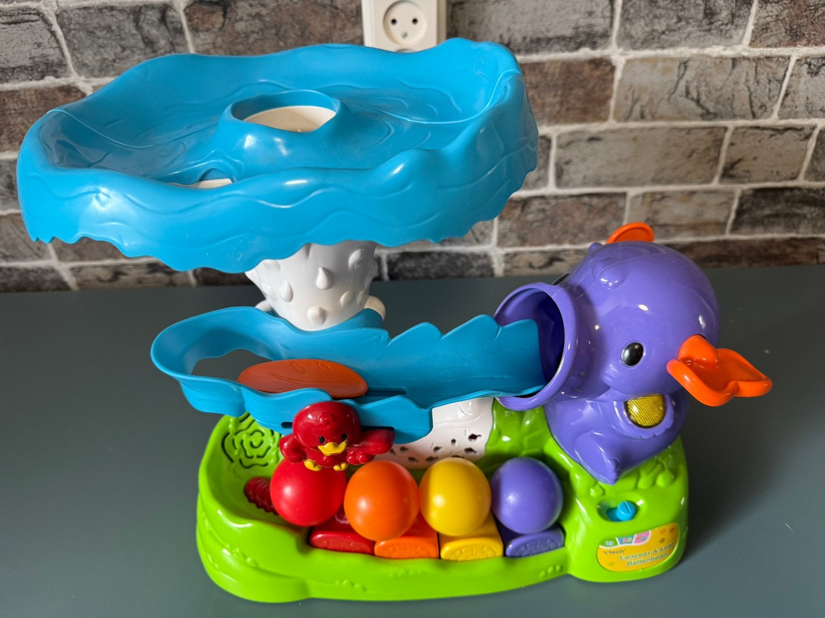 Vtech lanceer en leer ballenbaan, Kinderen en Baby's, Speelgoed | Vtech, Ophalen, Zo goed als nieuw, 6 maanden tot 2 jaar