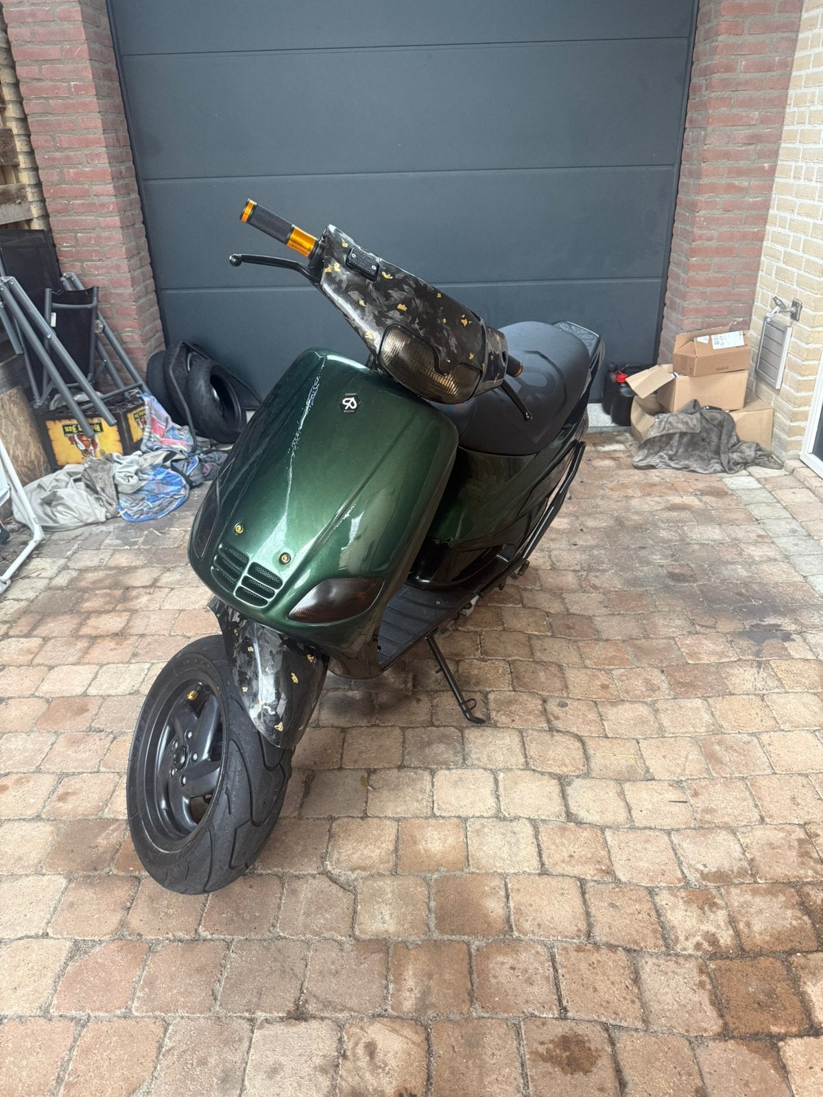 Piaggio zip type 3 70cc !uniek!, Fietsen en Brommers, Ophalen, Tweetakt, Gebruikt, Maximaal 25 km/u