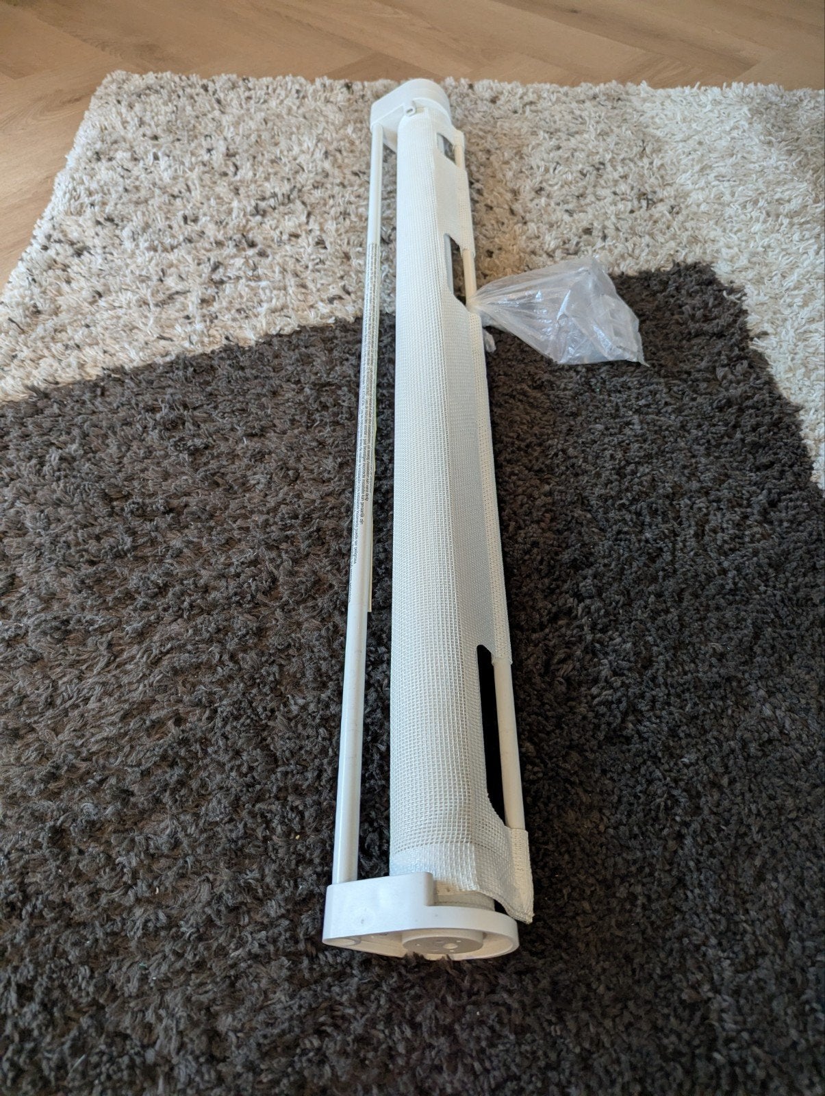 Oprolbaar veiligheidshekje 170x90 cm, Ophalen, Overige materialen, Oprolhekje, Zo goed als nieuw