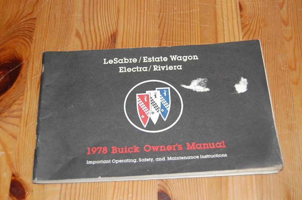Buick Riviera, Le Sabre, Elektra instructieboek 1978, Ophalen of Verzenden