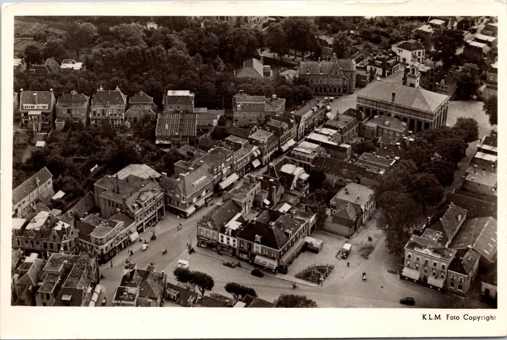 Assen Luchtopname - 5 ansichtkaarten, Verzenden, 1960 tot 1980, Ongelopen, Drenthe
