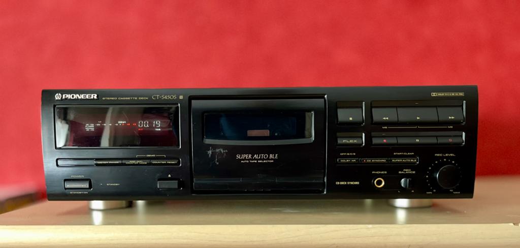 ️ Pioneer CT-S450s cassettedeck - DOLBY S - BLE autobias, Audio, Tv en Foto, Cd-spelers, Ophalen, Zo goed als nieuw, Pioneer