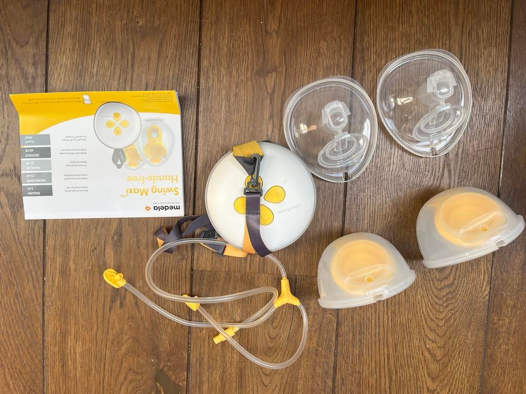 Medela swing dubbele elektrische borstkolf zo goed als nieuw, Ophalen of Verzenden, Zo goed als nieuw, Borstkolf