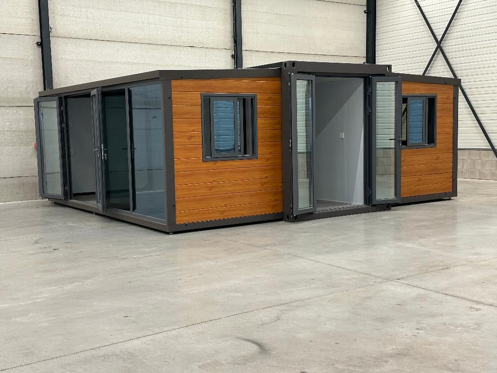 Tiny House 35m2 Vergunningsvrij, Uitklapbaar, Woonunit, Nieuw, Ophalen of Verzenden, 400 cm of meer, Metaal