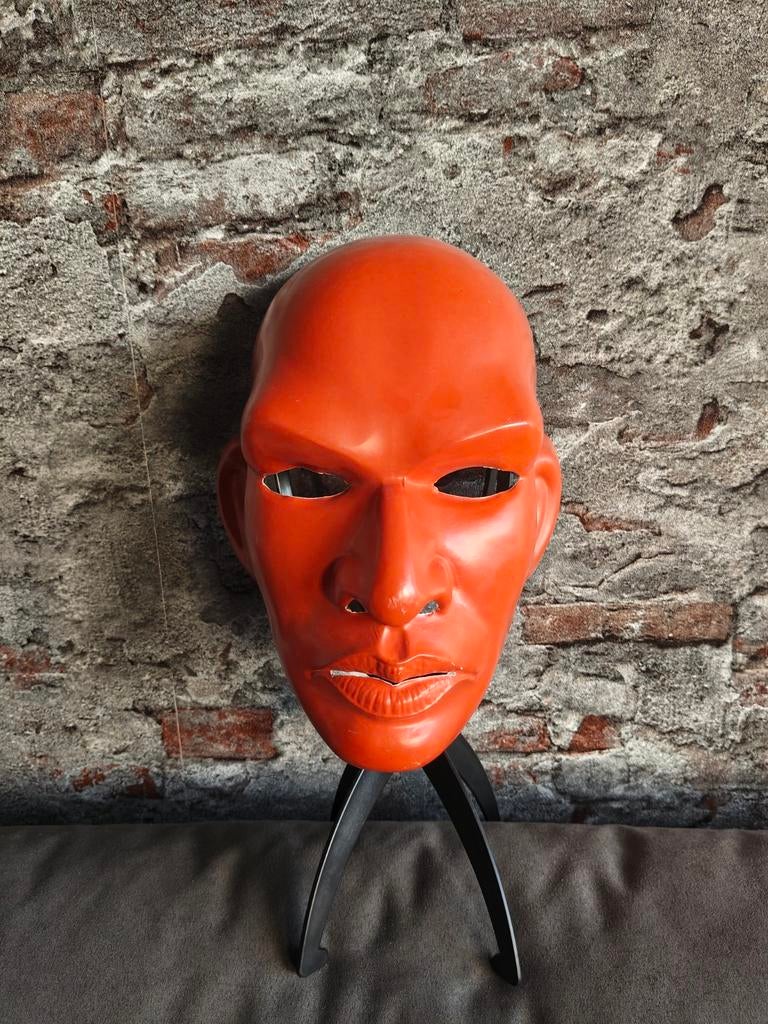 César Man Masker '80s, Ophalen of Verzenden, Zo goed als nieuw, Feestartikel, Halloween of Griezel