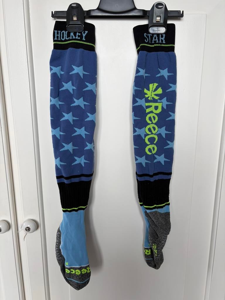 Reece hockeysokken blauw hockey Star hockey mt 36-40, Ophalen of Verzenden, Zo goed als nieuw, Kleding