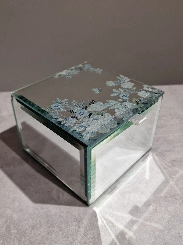 Laura Ashley Belvedere Sieradendoos Spiegelglas Luxe, Ophalen of Verzenden