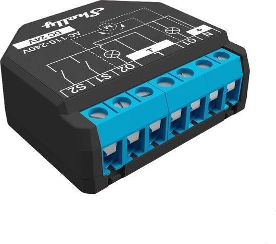 Shelly Shelly Plus 2PM Schakel-meetactor WiFi, Bluetooth, Nieuw, Ophalen of Verzenden, Www.loods56.nl, X