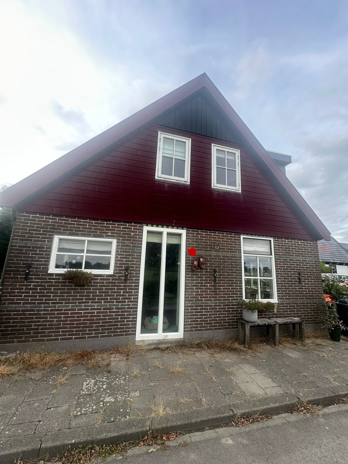 Keralit gevelbekleding rood, Doe-het-zelf en Verbouw, Platen en Panelen, Ophalen, Gebruikt