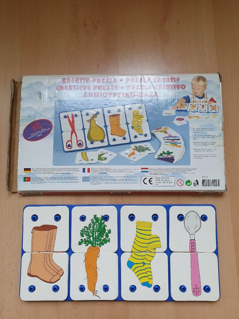Creatieve puzzel, Ophalen of Verzenden, 10 tot 50 stukjes, Zo goed als nieuw, 2 tot 4 jaar
