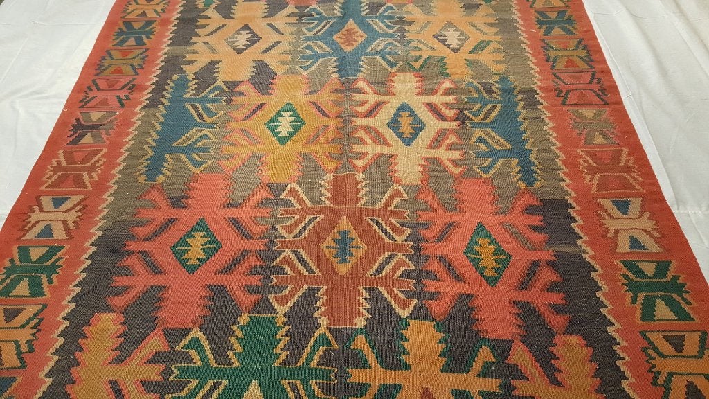 Antiek Shirvan kelim 394 x 146/Perzisch tapijt/Kleed/Loper, Ophalen