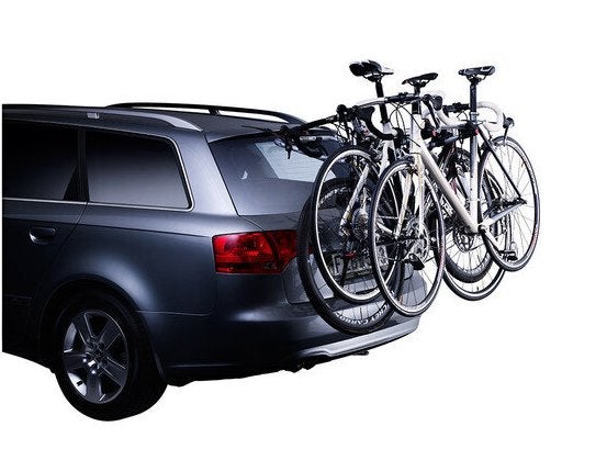 DEMO - Thule ClipOn | Achterklep fietsendrager | 3 fietsen, Ophalen, 3 fietsen of meer, Zo goed als nieuw, Achterklepdrager