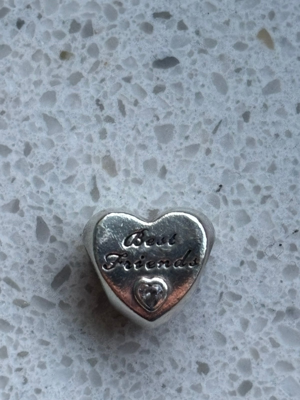 Pandora bedel best friends, Ophalen of Verzenden, Zo goed als nieuw, Zilver, Pandora