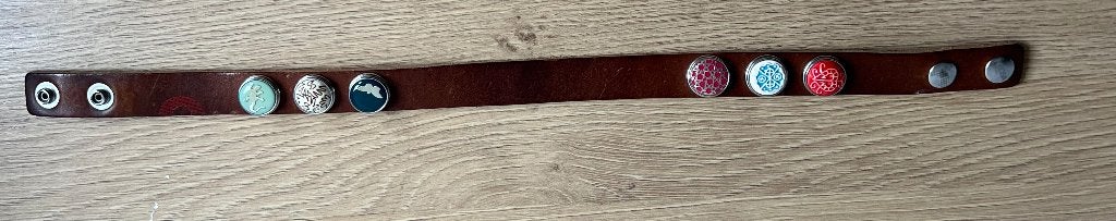 Noosa. Dubbele armband., Ophalen of Verzenden, Zo goed als nieuw, Overige kleuren, Overige materialen