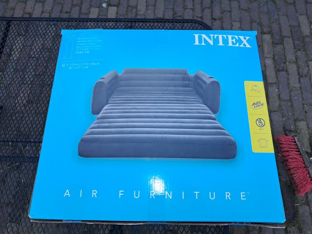 Intex Air Furniture Opblaasbare Slaapbank, Ophalen, Zo goed als nieuw, Tweepersoons