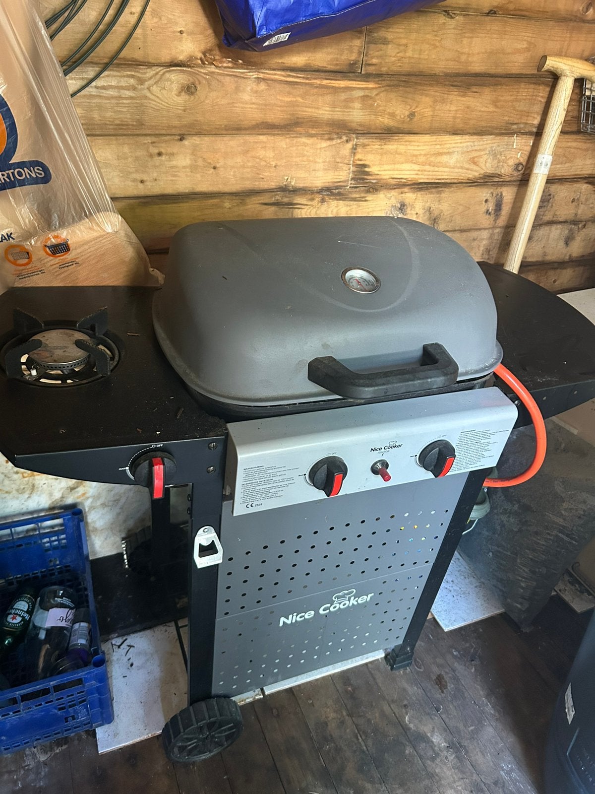 Gas barbecue, Ophalen, Zo goed als nieuw